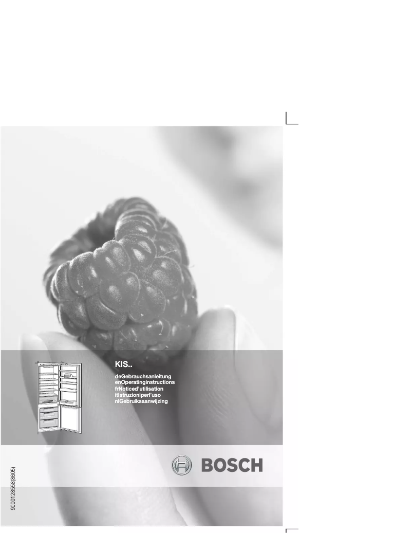 Page n°1 - Manuel utilisateur Bosch KIS38H50
