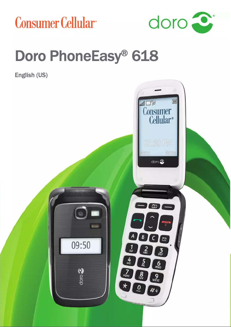 Image de la première page du manuel de l'appareil PhoneEasy 618