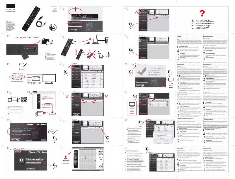 Page n°1 - Manuel utilisateur Vivanco UR 40 USB