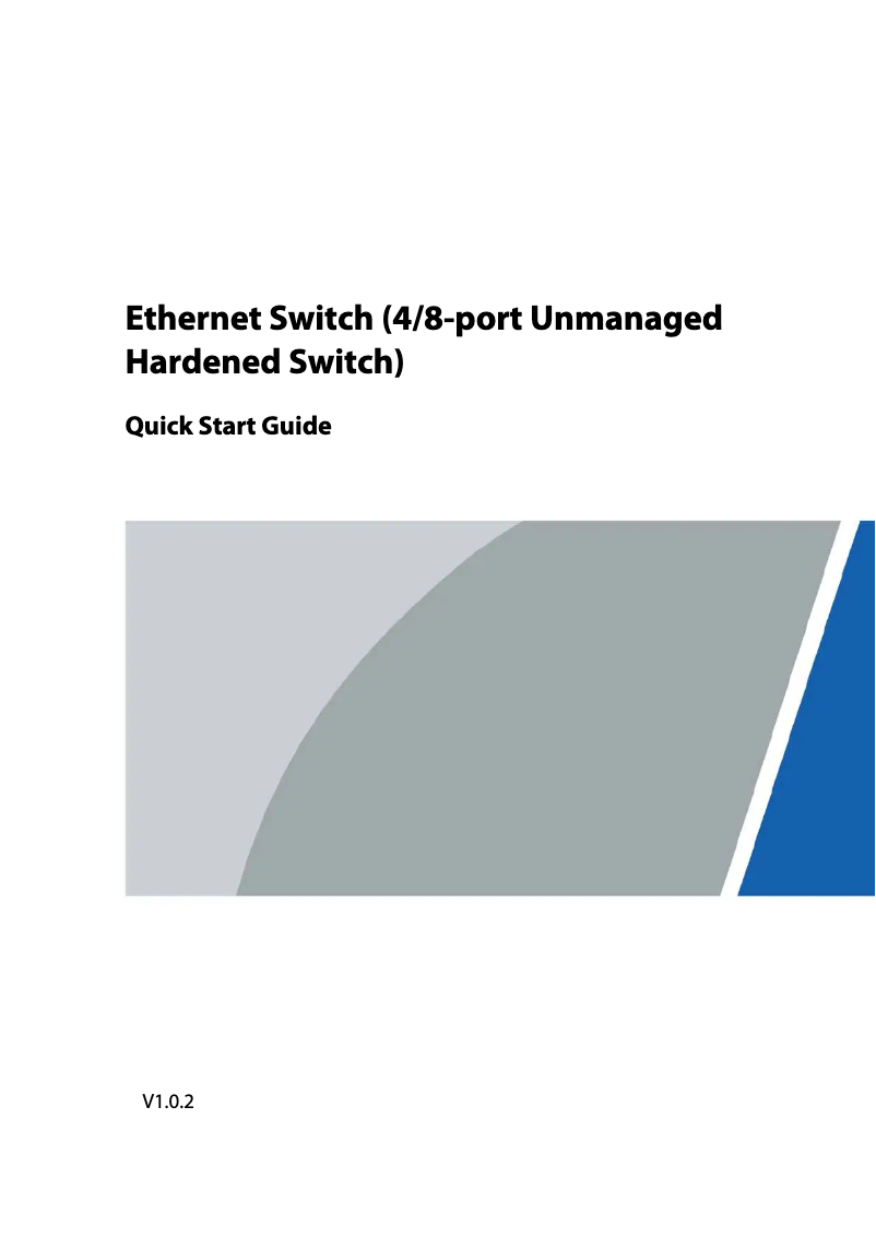 Image de la première page du manuel de l'appareil PFS3106-4T