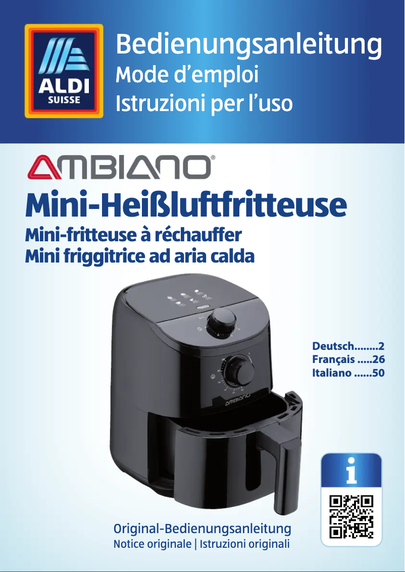 Image de la première page du manuel de l'appareil GT-AF-06