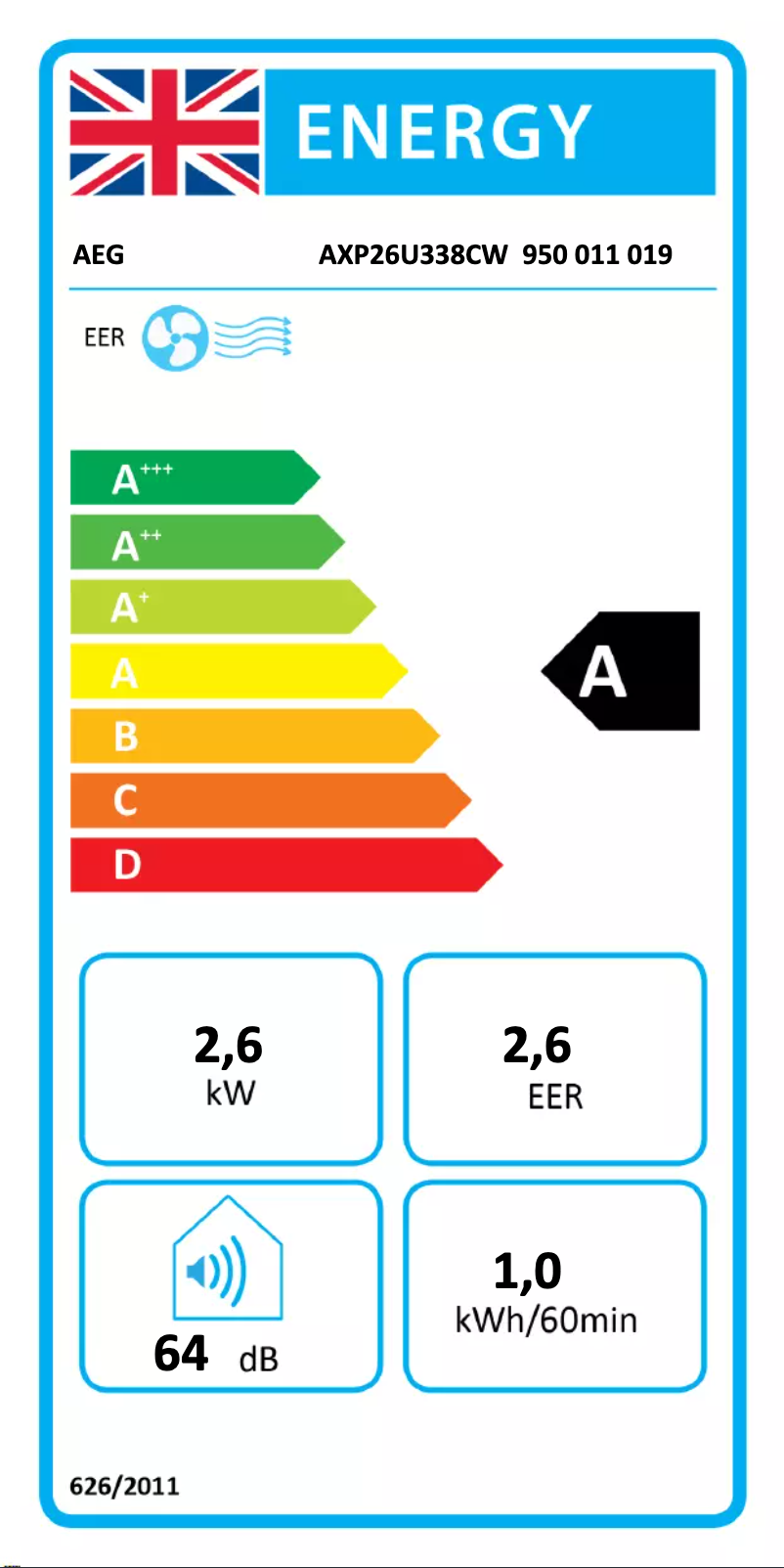 Imagen de la primera página del manual del dispositivo ChillFlexPro AXP26U338CW