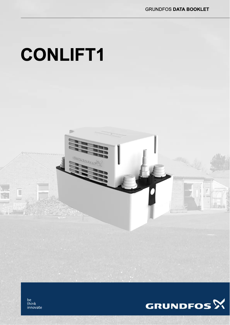 Page n°1 - Fiche technique Grundfos CONlIFT1