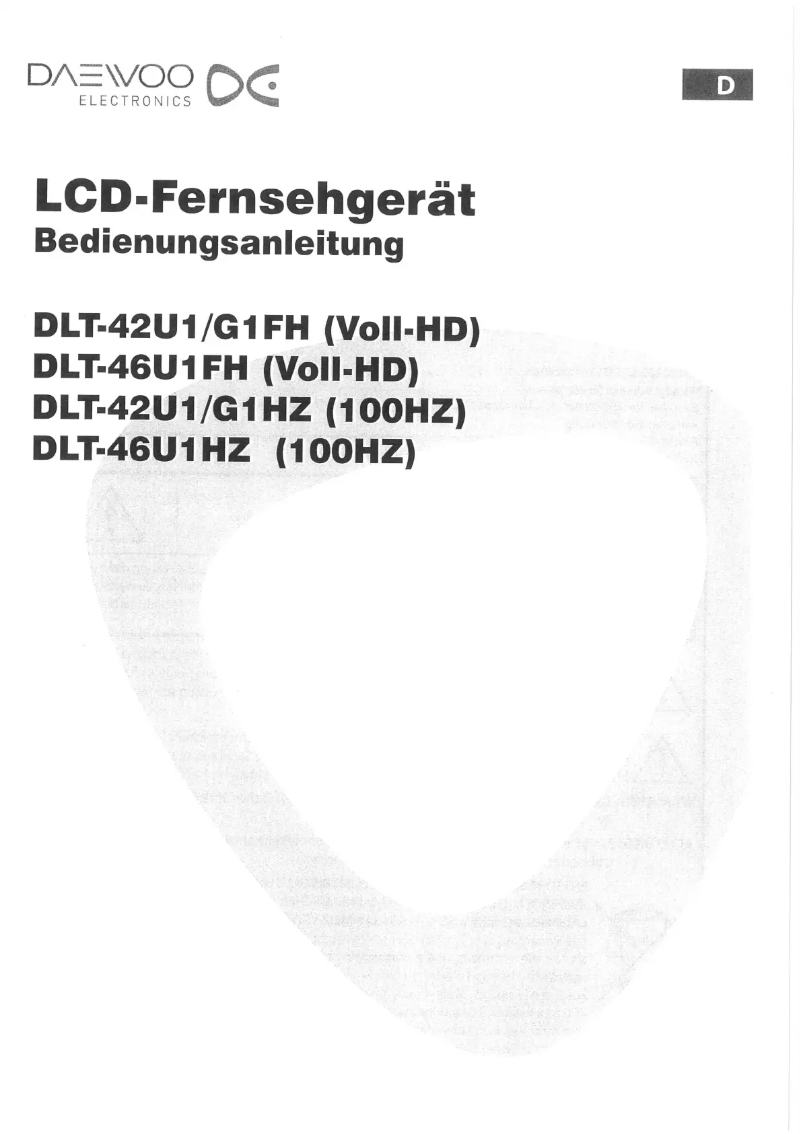 Page 1 de la notice Manuel utilisateur Daewoo DLT-42U1