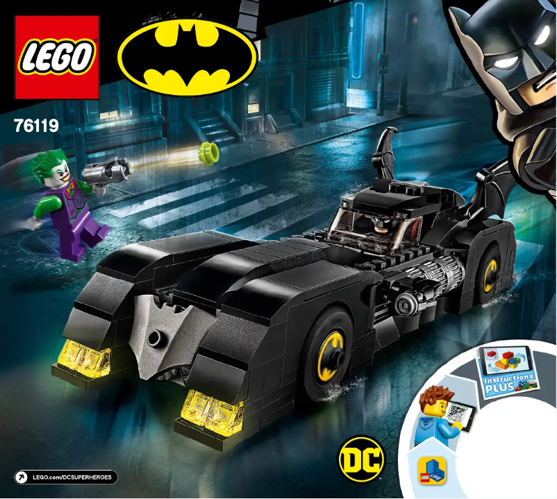 Page 1 de la notice Manuel utilisateur Lego Batman 76119