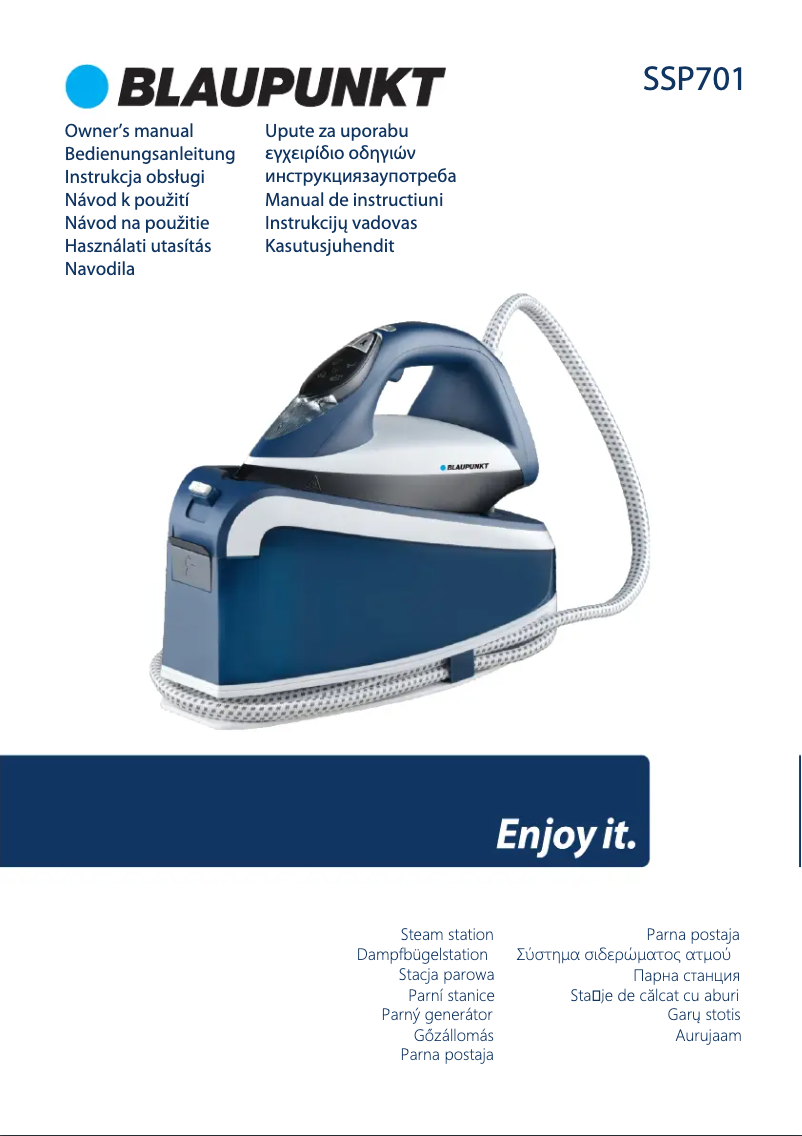 Page 1 de la notice Manuel utilisateur Blaupunkt SSP701