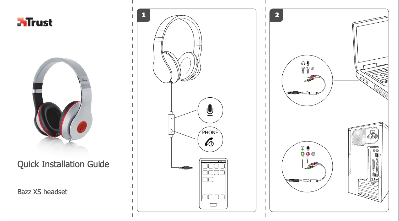 Page 1 de la notice Manuel utilisateur Trust 18816