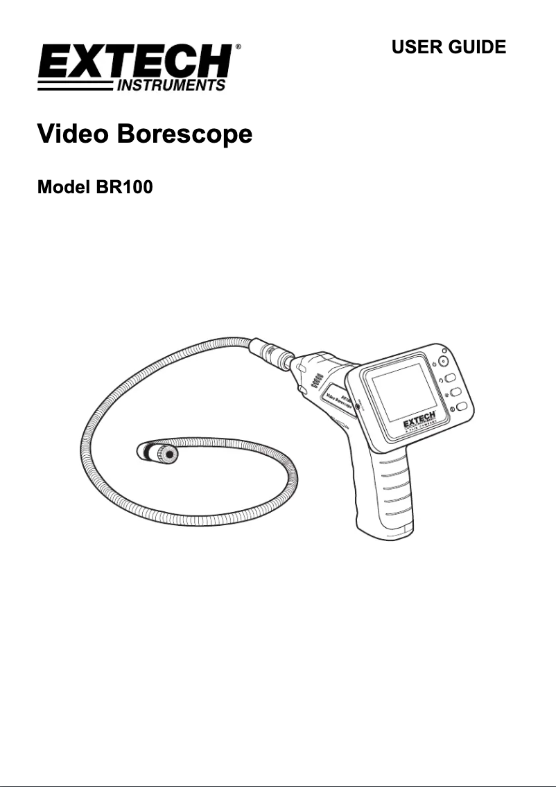 Page 1 de la notice Manuel utilisateur Extech BR100