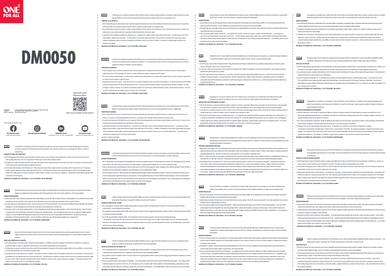 Image de la première page du manuel de l'appareil DM 0050