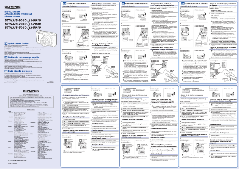 Image de la première page du manuel de l'appareil Stylus 5010