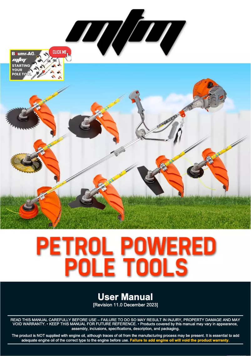 Page 1 de la notice Manuel utilisateur MTM MBX300