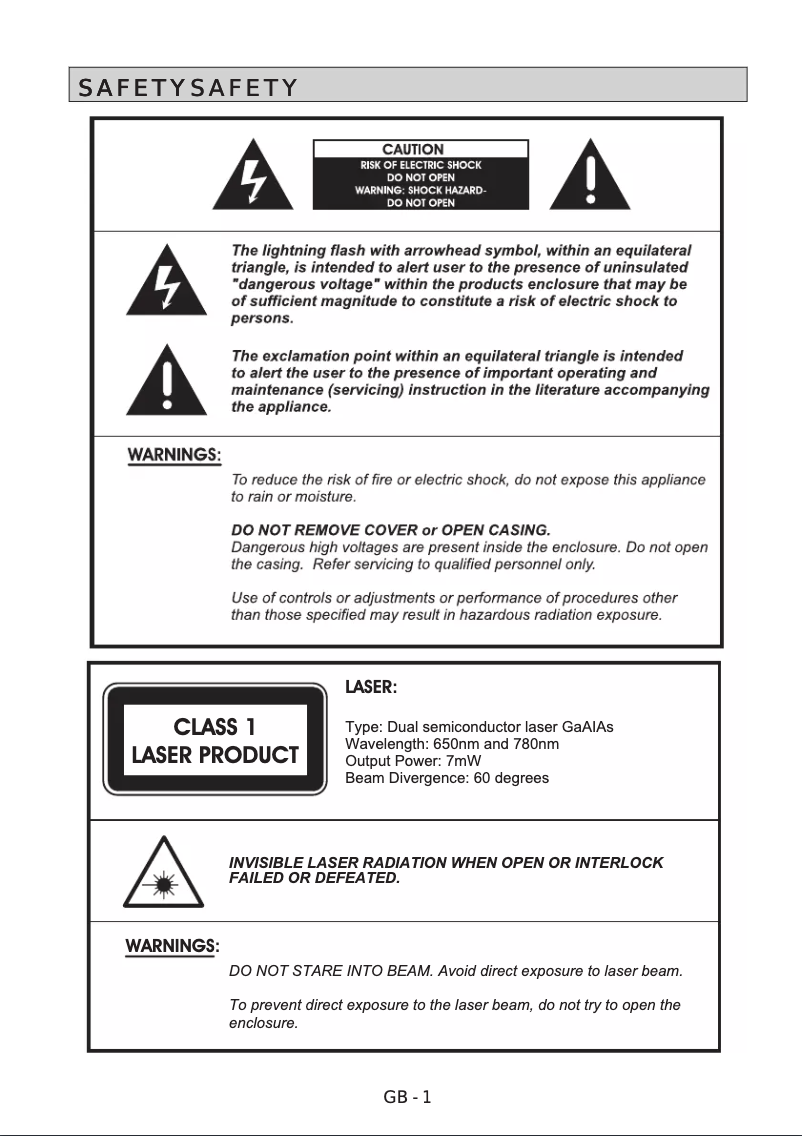 Imagen de la primera página del manual del dispositivo XSE 60 Phuke
