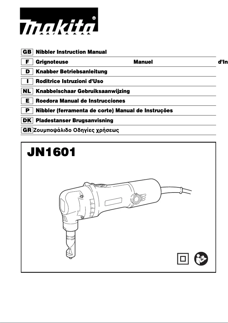 Page 1 de la notice Manuel utilisateur Makita JN1601J