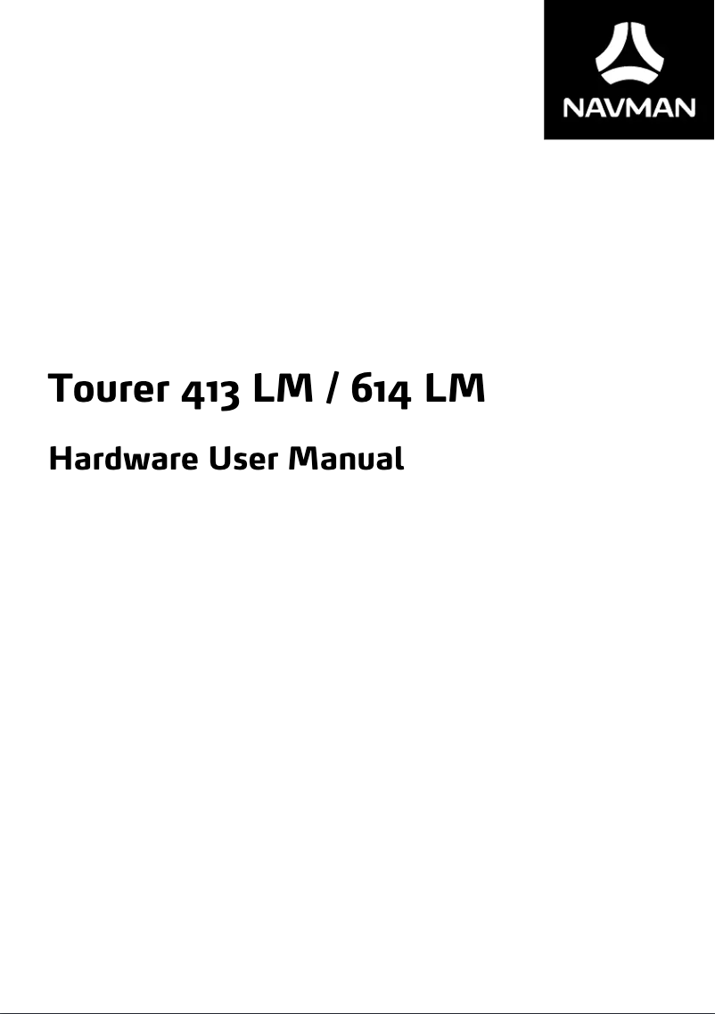 Image de la première page du manuel de l'appareil Tourer 614 LM