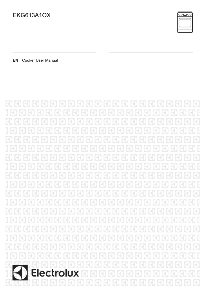 Page 1 de la notice Manuel utilisateur Electrolux EKG613A1OX