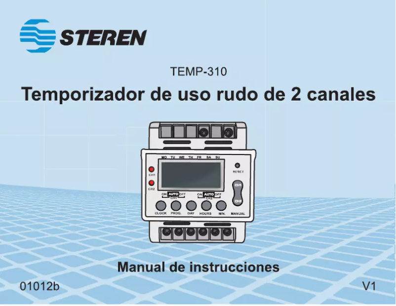 Image de la première page du manuel de l'appareil TEMP-310