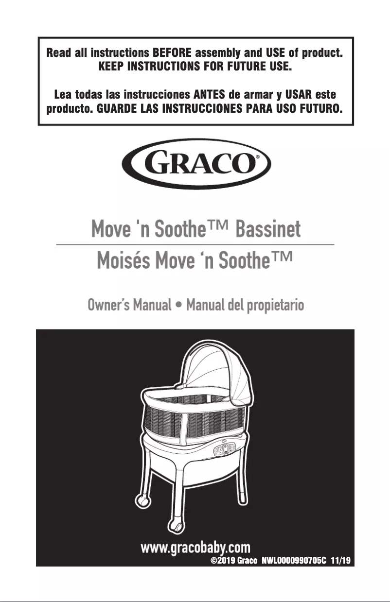 Page 1 de la notice Manuel utilisateur Graco Move 'n Soothe