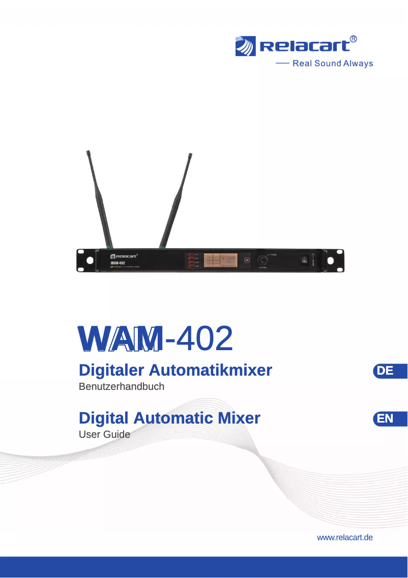 Image de la première page du manuel de l'appareil WAM-402