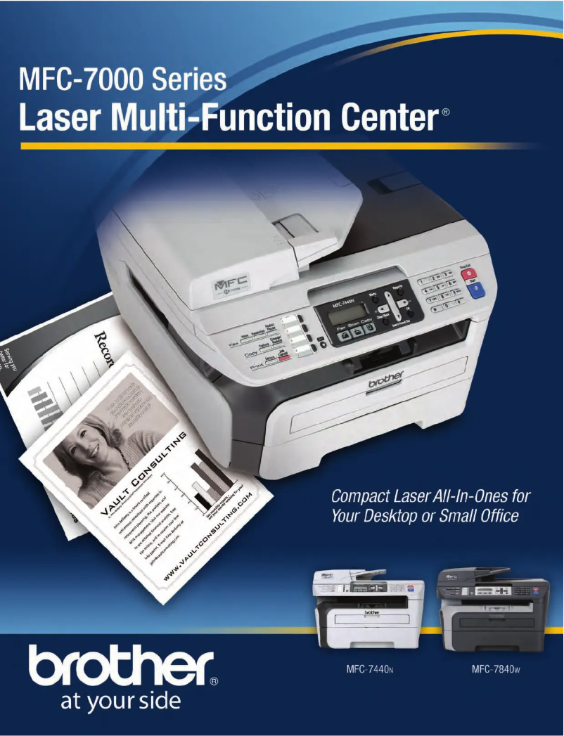 Page n°1 - Fiche technique Brother MFC-7440N