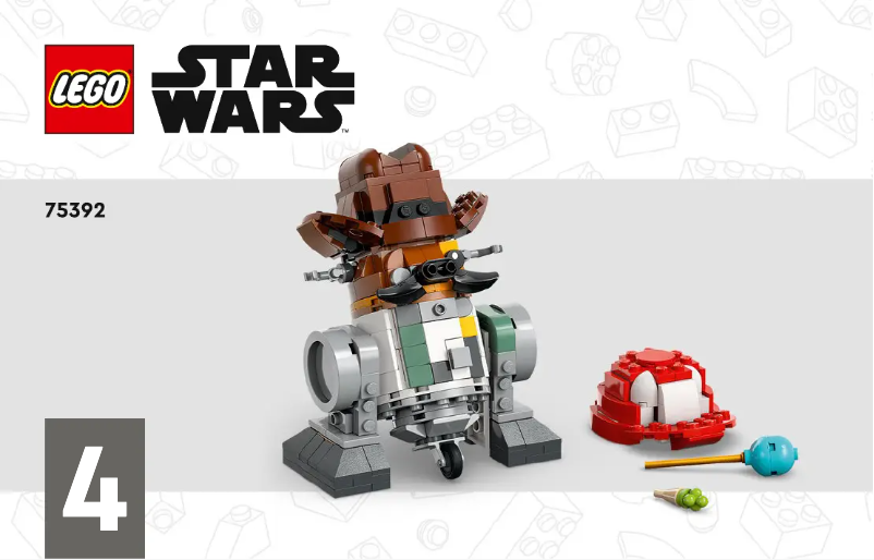 Page 1 de la notice Manuel utilisateur Lego Star Wars 75392