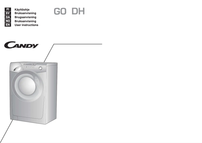 Page 1 de la notice Manuel utilisateur Candy GO 1494DH-16S