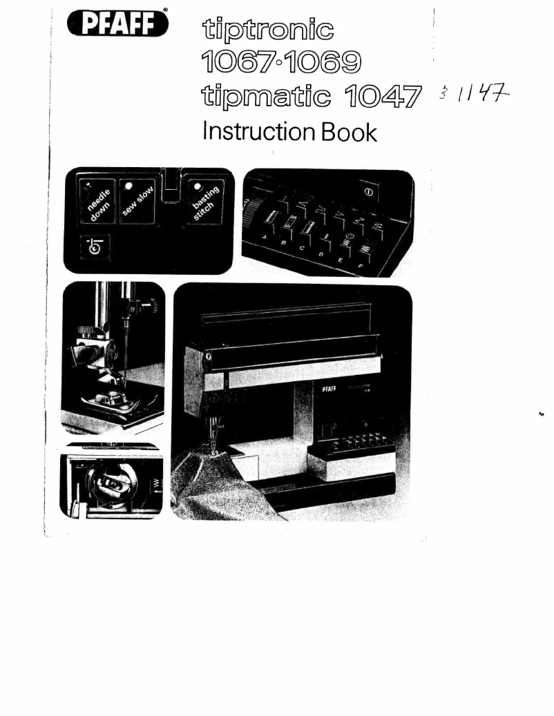 Image de la première page du manuel de l'appareil tiptronic 1069