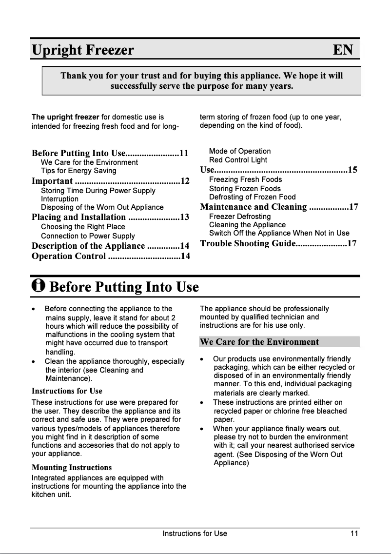 Page 1 de la notice Manuel utilisateur Smeg UKVI144AP