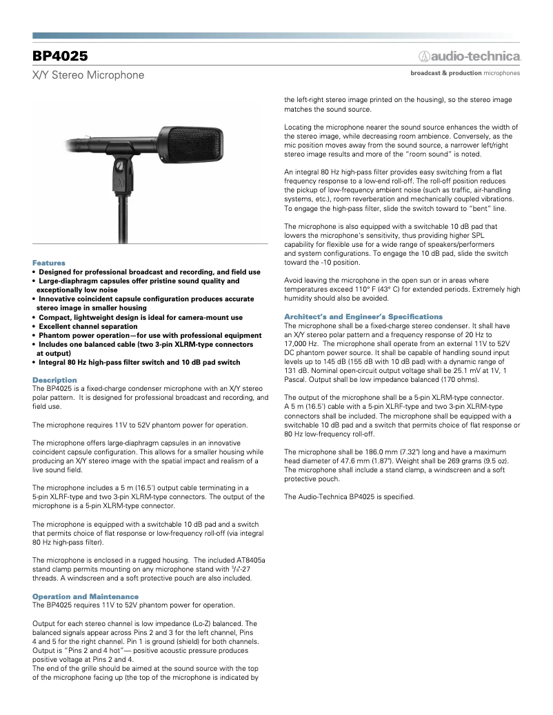 Image de la première page du manuel de l'appareil BP4025