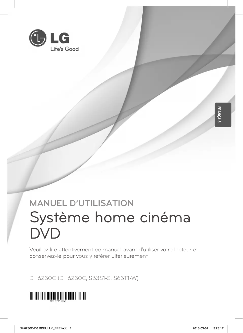 Imagen de la primera página del manual del dispositivo DH6230C