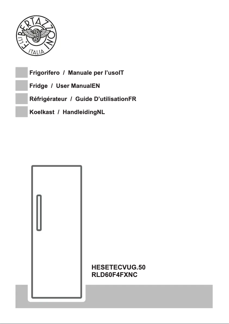 Image de la première page du manuel de l'appareil RLD60F4FXNC