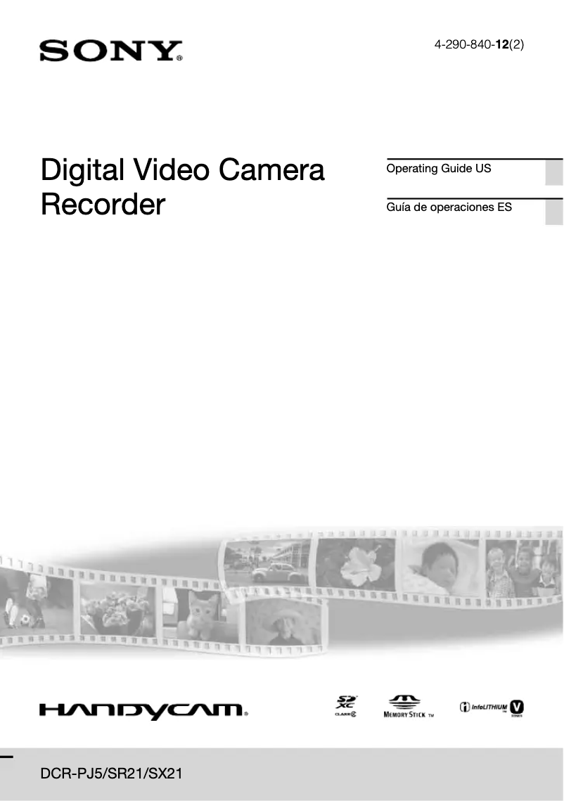Page n°1 - Manuel utilisateur Sony DCR-SR21B