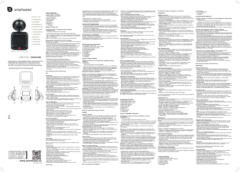 Image de la première page du manuel de l'appareil CWR-37701