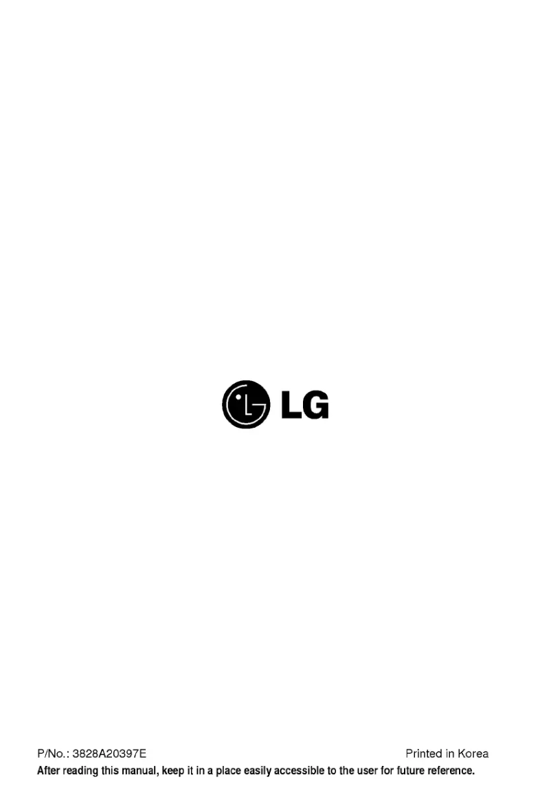 Page n°1 - Manuel utilisateur LG LSUC186TLW3