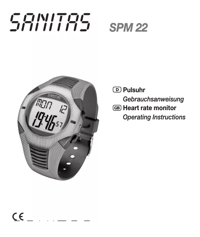 Página 1 del manual Manual de usuario Sanitas SPM 22