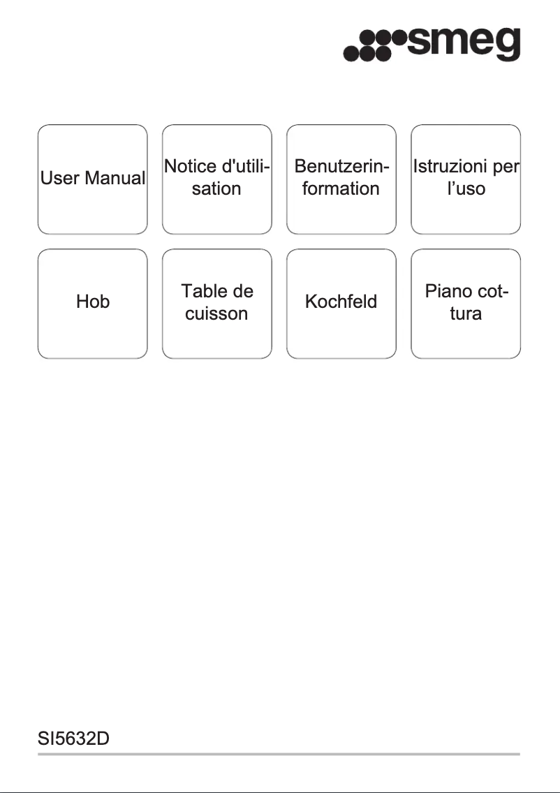 Page 1 de la notice Manuel utilisateur Smeg SI5632D