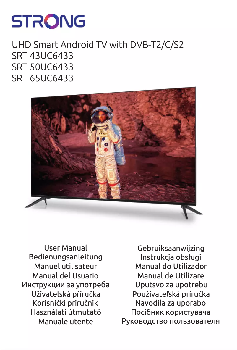 Page 1 de la notice Manuel utilisateur Strong SRT 43UC6433