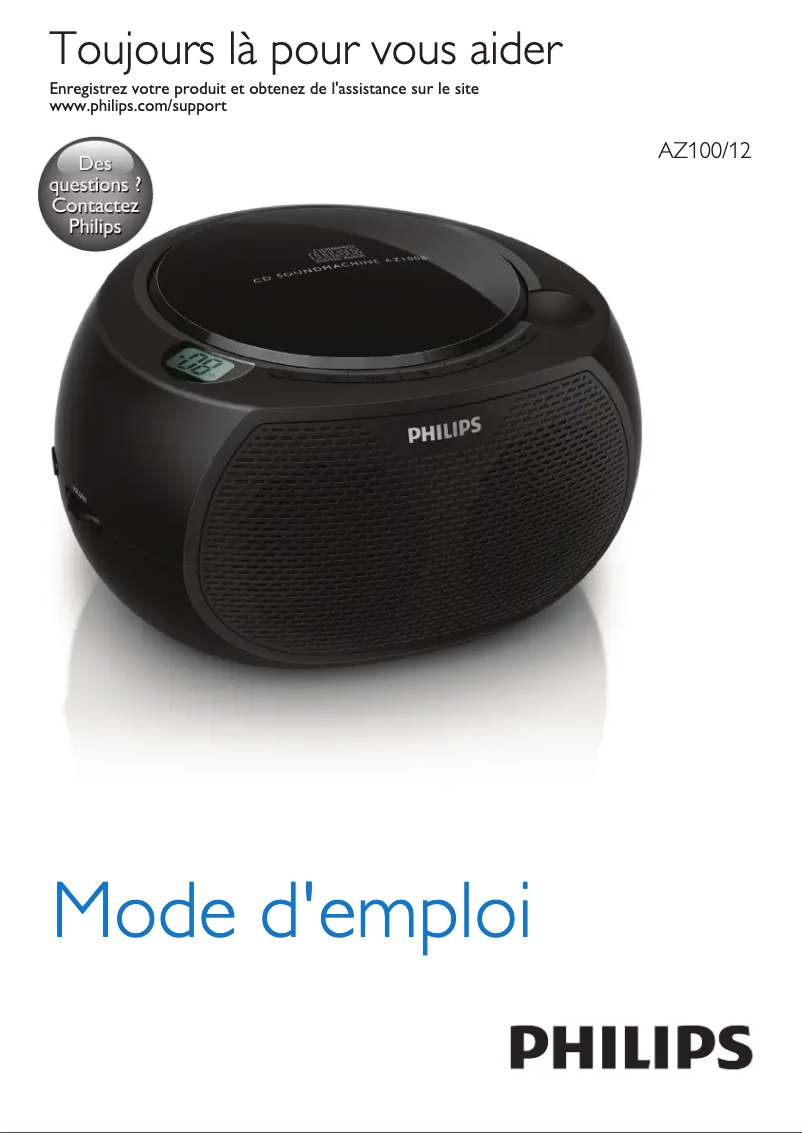 Image de la première page du manuel de l'appareil AZ100C