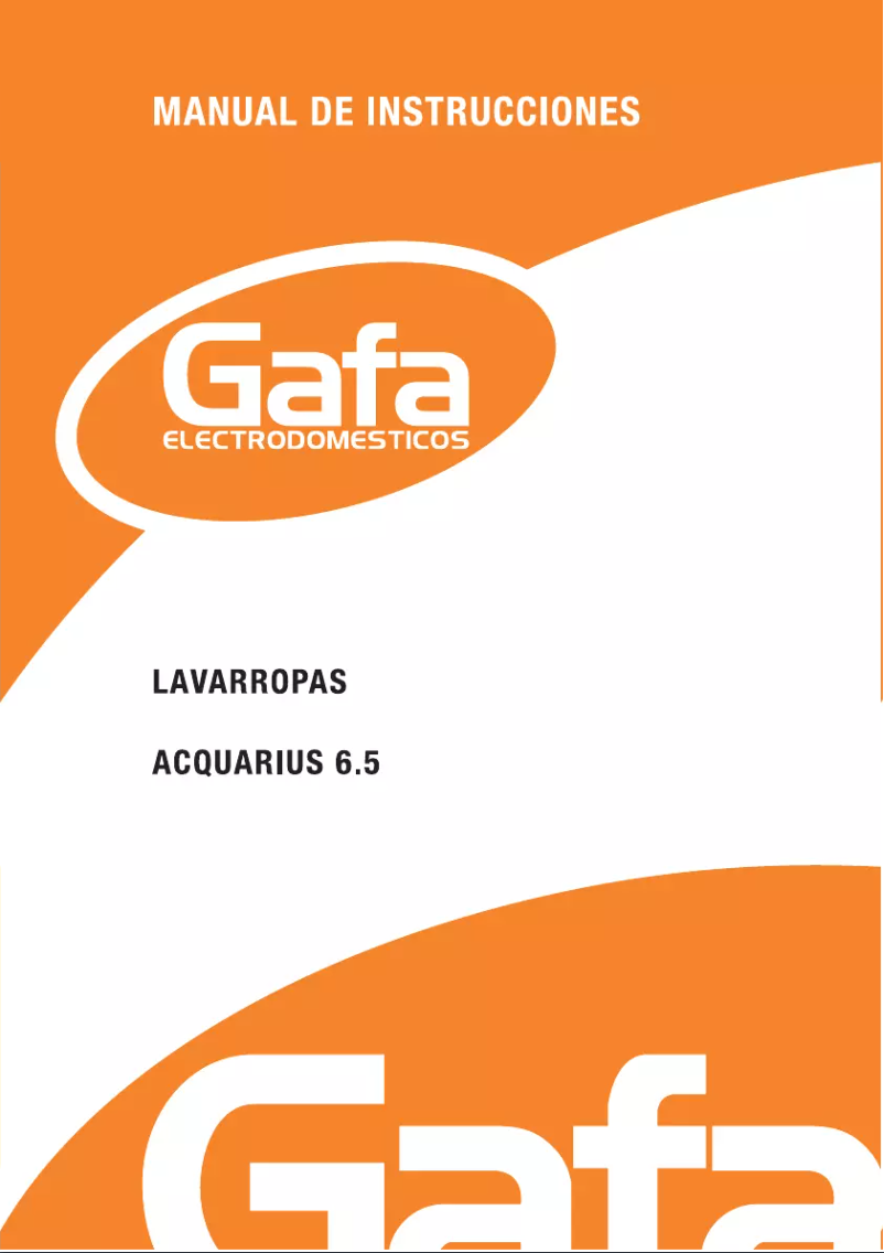 Page 1 de la notice Manuel utilisateur Gafa Acquarius 6.5 AAB