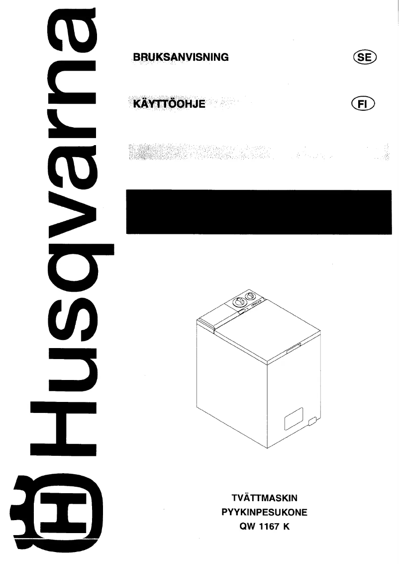 Página 1 del manual Manual de usuario Husqvarna QW1167K