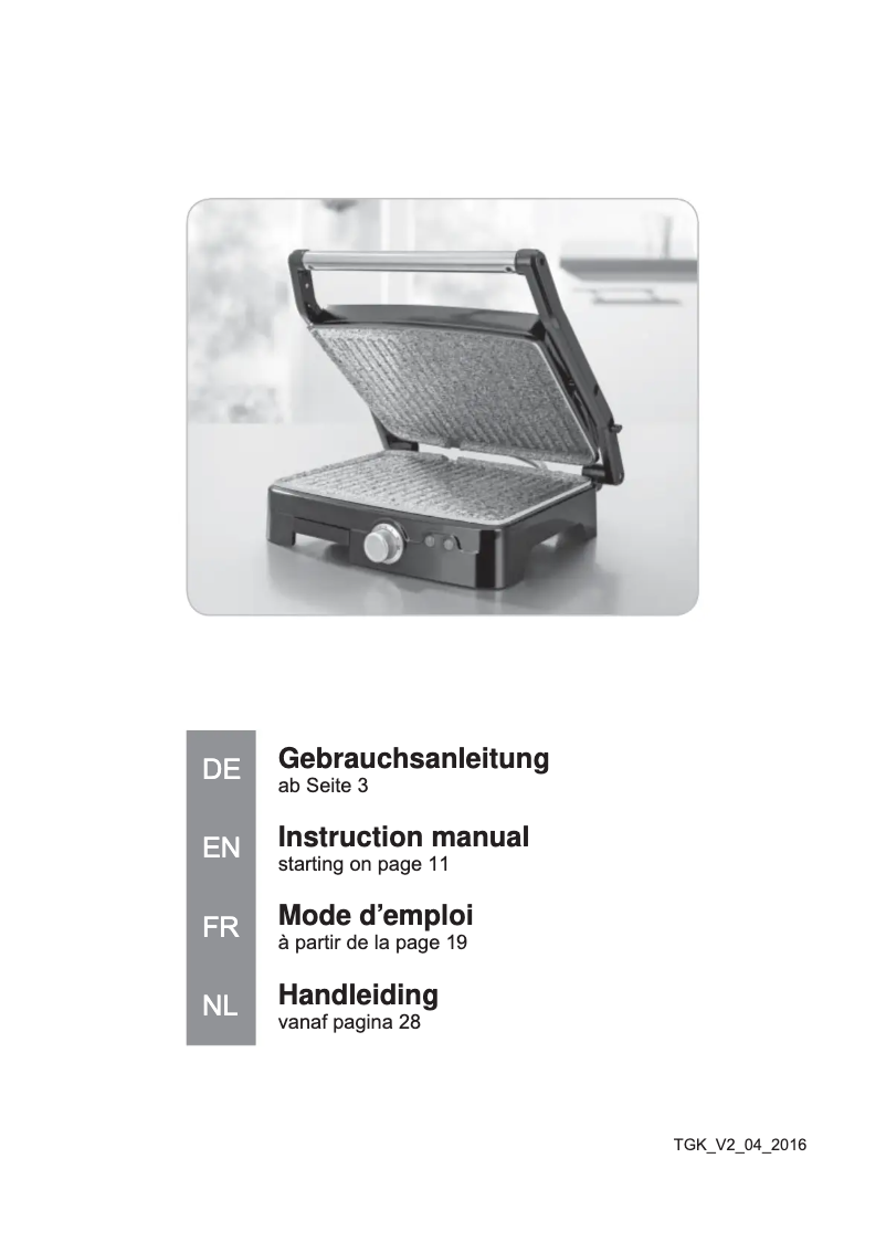 Image de la première page du manuel de l'appareil 07277