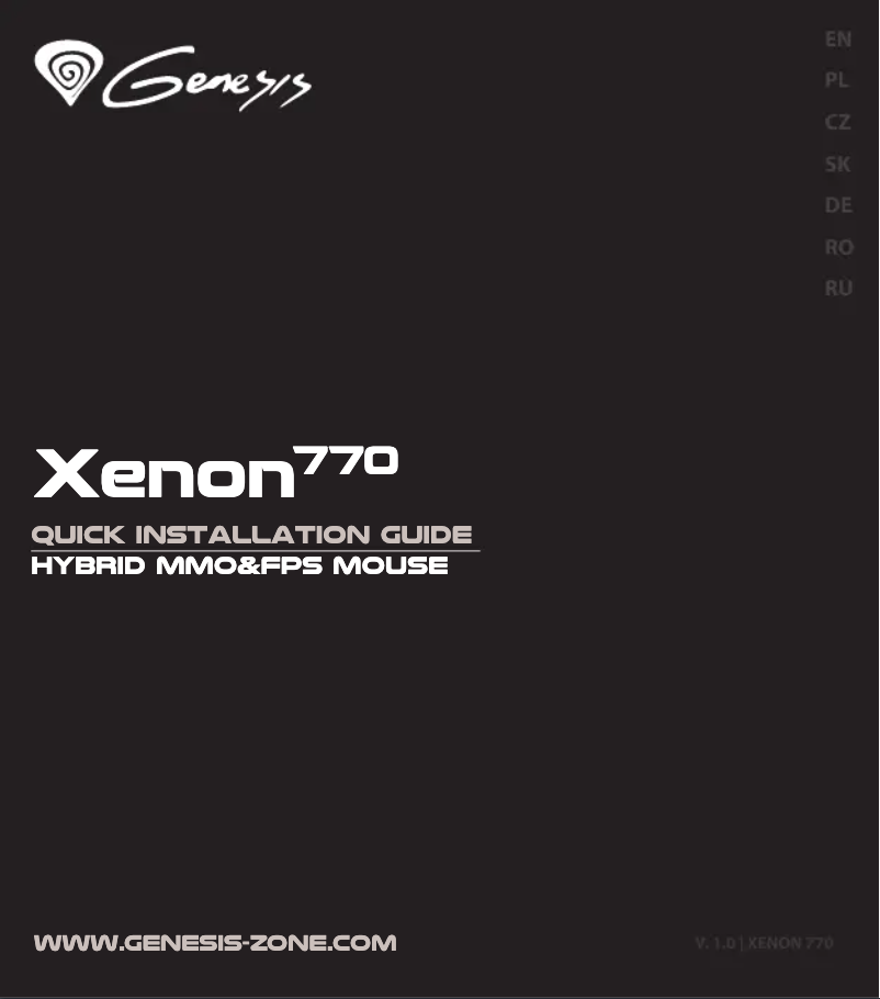 Image de la première page du manuel de l'appareil Xenon 770