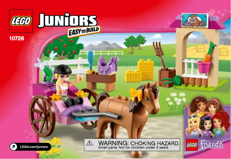 Page 1 de la notice Manuel utilisateur Lego Friends 10726