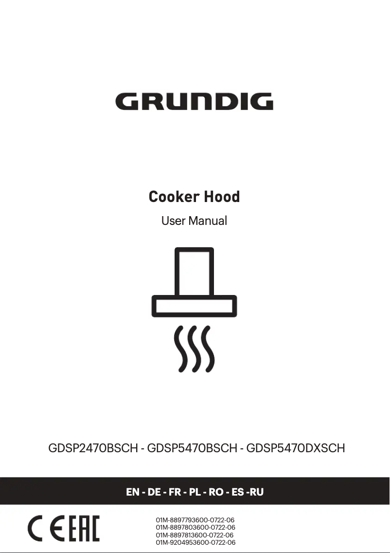 Página 1 del manual Manual de usuario Grundig GDSP2470BSCH