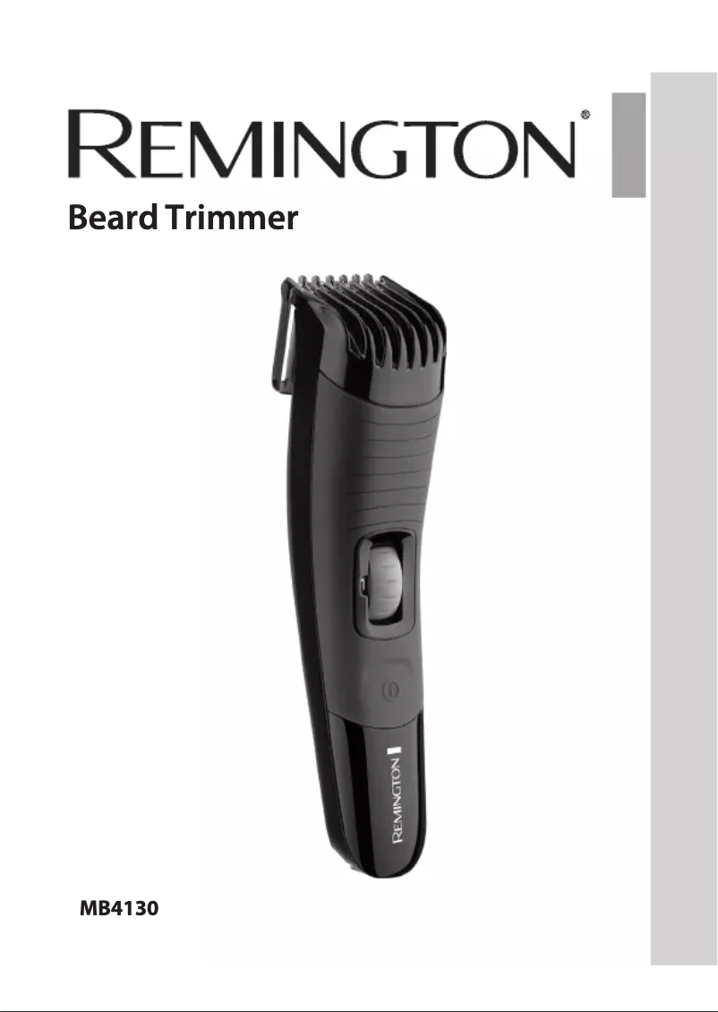 Image de la première page du manuel de l'appareil Beard Boss MB4130