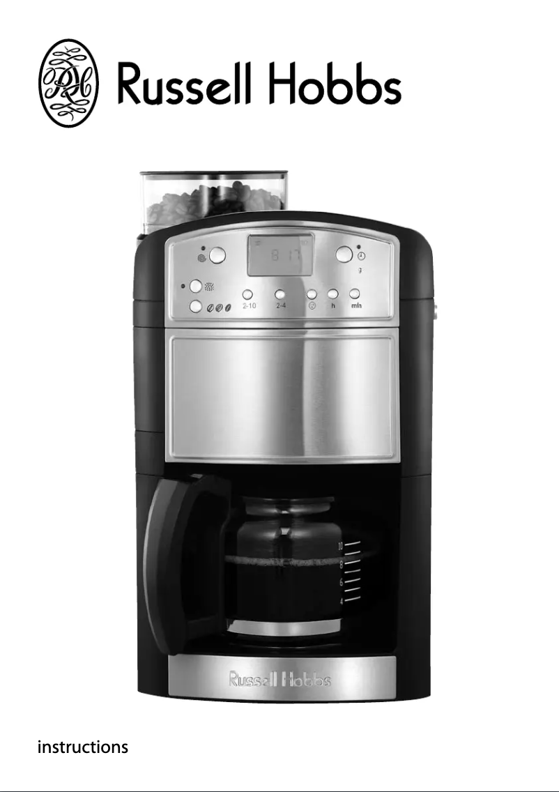 Page n°1 - Manuel utilisateur Russell Hobbs Mill & Brew 14899-56