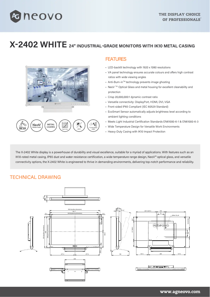 Image de la première page du manuel de l'appareil X-2402