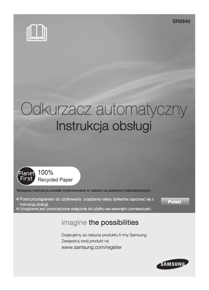 Page 1 de la notice Manuel utilisateur Samsung VCR8930