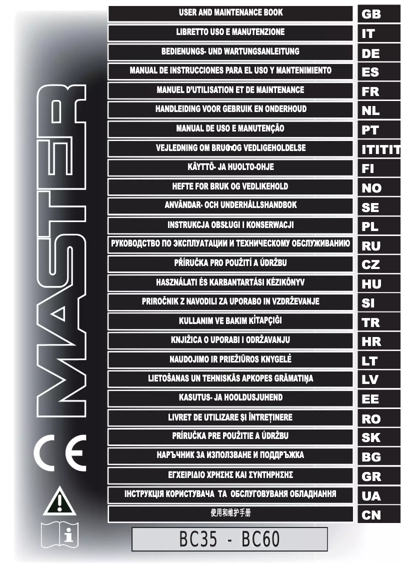 Image de la première page du manuel de l'appareil BC 35