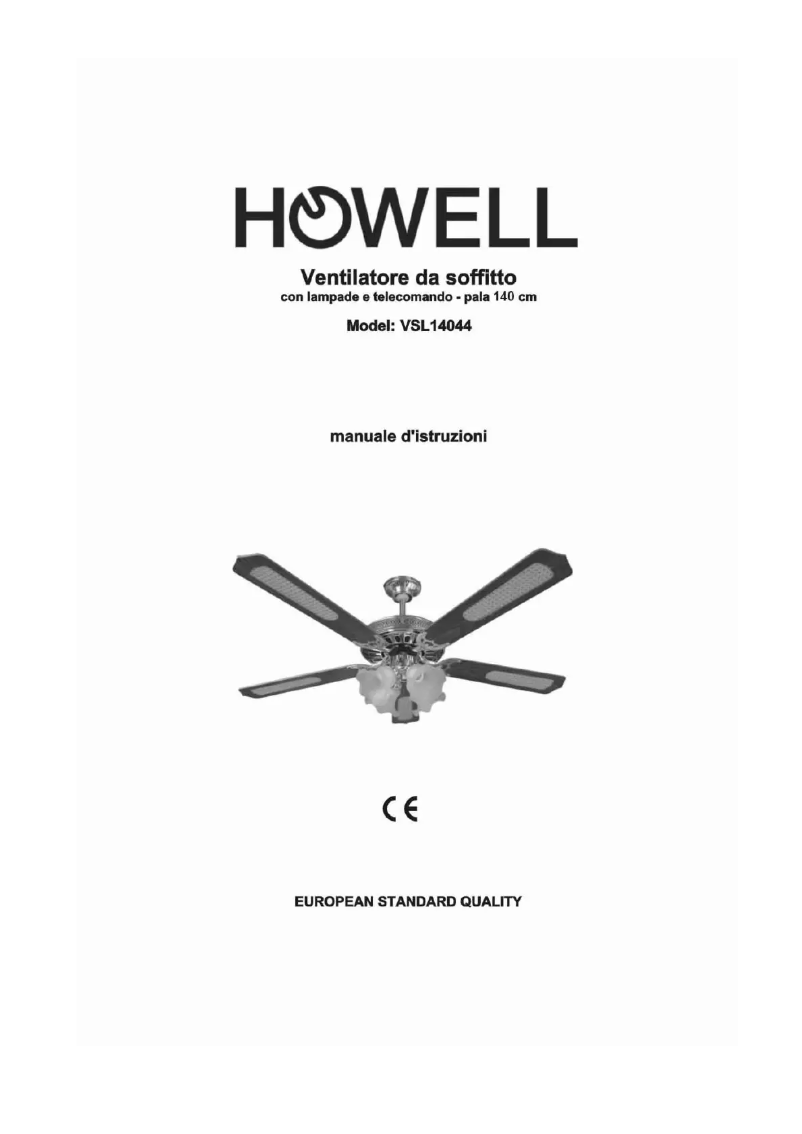 Page 1 de la notice Manuel utilisateur Howell VSL14044