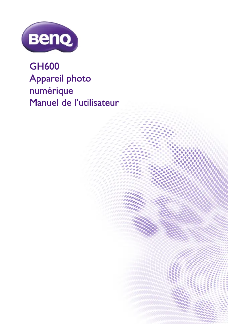 Page n°1 - Manuel utilisateur BenQ 9H.A2501.5AE